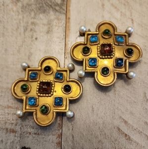 Rare vintage Isabel Canovas earrings
